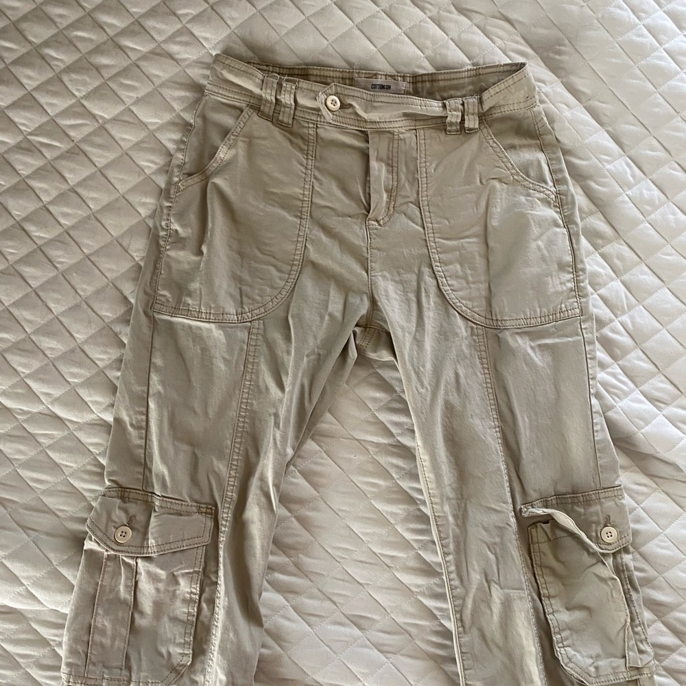 Cotton On Light Tan Cargo Pants